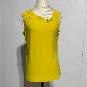 Anne Klein Vibrant Yellow Tank Top